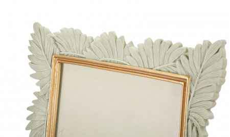 Rama foto Pinty frunze delicate, accent auriu CreativDeco.ro. [3]