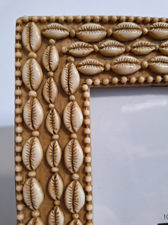 Rama foto Shell, rasina, bej maroniu - creativdeco.ro [1]