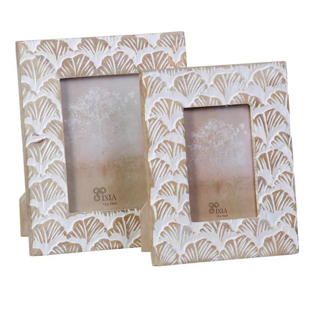 Rama foto vintage cu frunze ginkgo | Decoratiuni de perete [1]