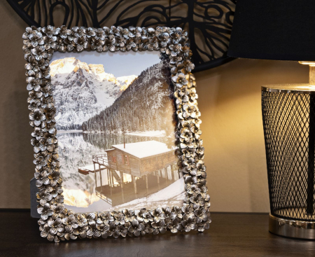 Rama foto vintage argintie | CreativDeco.ro [4]