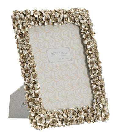 Rama foto floricele argintii | CreativDeco.ro