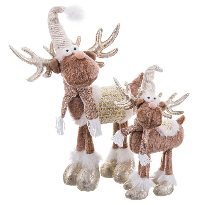Ren cu 4 picioare poliester Crăciun|Decoruri festive fermecătoare [2]