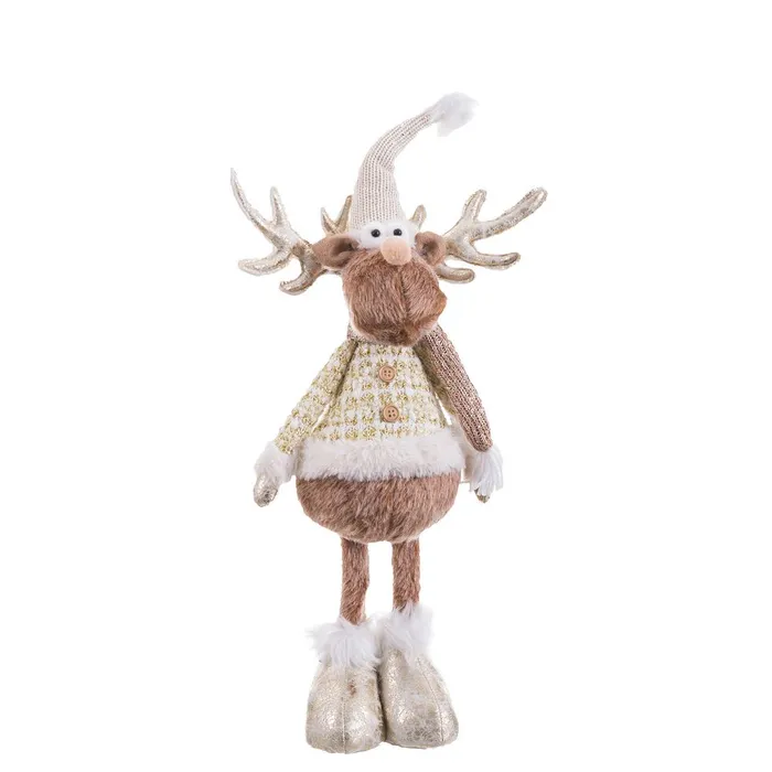 Ren decorativ în picioare poliester Crăciun|Decoruri festive calde Obiecte decorative - Ren decorativ în picioare poliester Crăciun|Decoruri festive calde