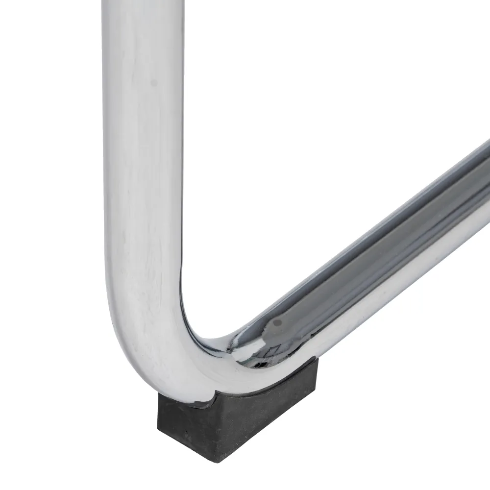 Scaun asteptare gri, ABS otel cromat [4]