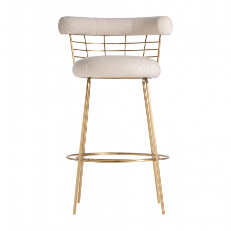 Scaun bar Art Deco alama alb antic | Mobilier elegant de lux [1]