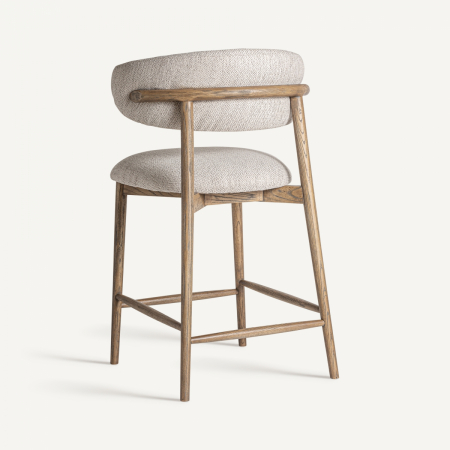 Scaun bar colonial frasin maro bej|Scaune bar elegante [1]