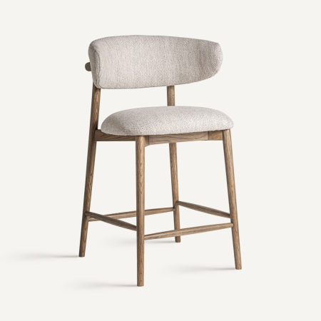 Scaune de bar - Scaun bar colonial frasin maro bej|Scaune bar elegante