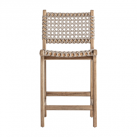 Scaun bar colonial lemn tec|Scaune bar elegante [1]