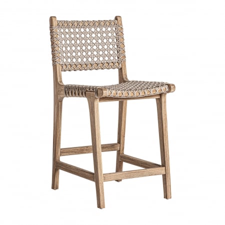 Scaune de bar - Scaun bar colonial lemn tec|Scaune bar elegante
