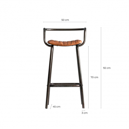 Scaun bar vintage pliabil metal|Scaune bar autentice [7]