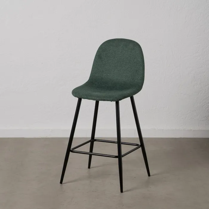 Scaun bar PERFECT verde, stofa metal - CreativDeco.ro [1]
