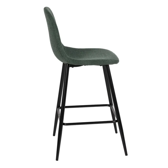 Scaun bar PERFECT verde, stofa metal - CreativDeco.ro [2]