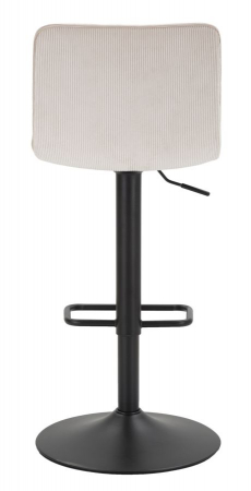 Scaun Bar Reglabil Alb Tapiterie Catifea CreativDeco [4]