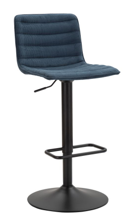 Mobilier bar - Scaun Bar Reglabil Albastru Design Contemporan CreativDeco