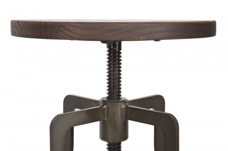 Scaun bar rotativ industrial Detroit CreativDeco [3]