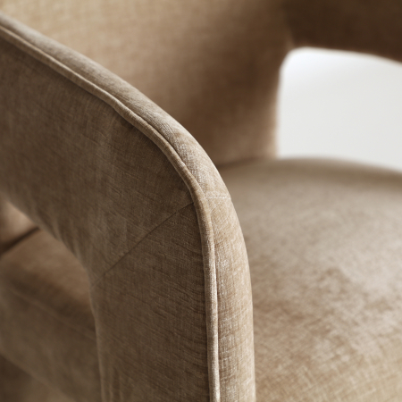Scaun catifea contemporan bej|Scaune moderne premium [2]