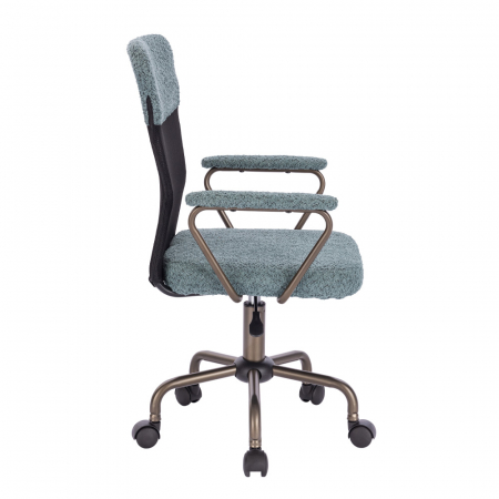 Scaun ergonomic modern în nuanță mint, cu design fresh și funcțional [2]
