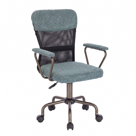 Scaune de birou - Scaun ergonomic modern în nuanță mint, cu design fresh și funcțional