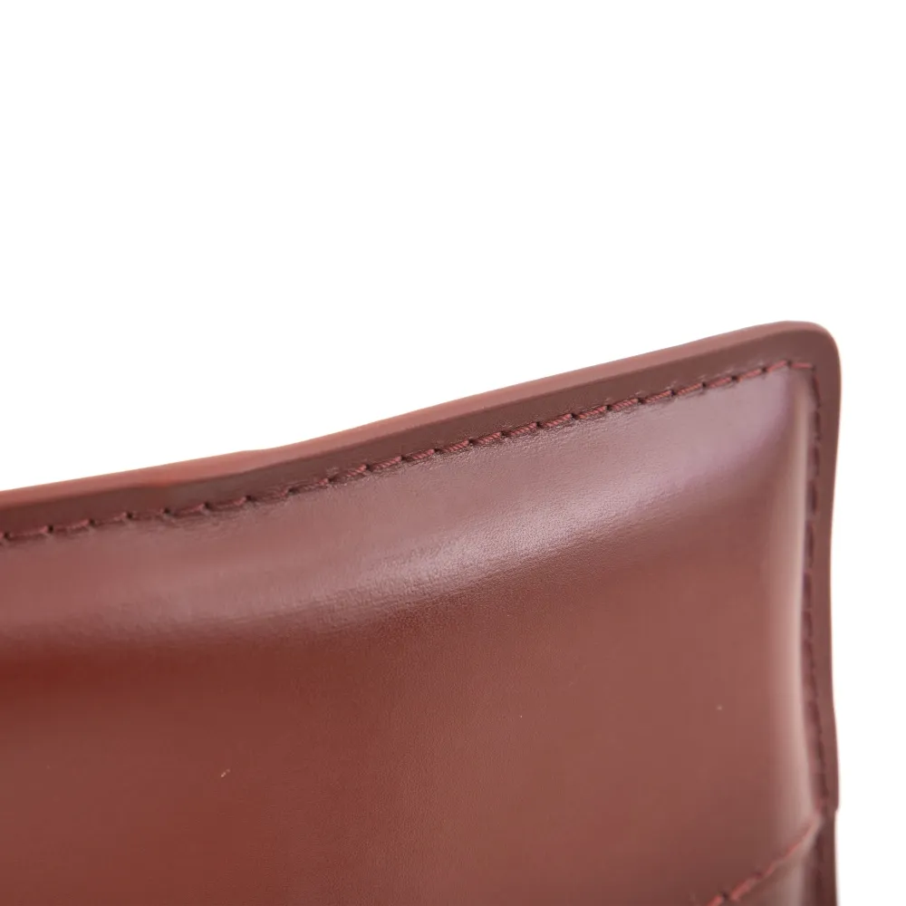 Scaun Brown din Piele Maro, Structura din Metal - creativdeco.ro [8]