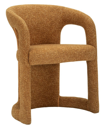 Mobilier - Scaun muștar cu brațe în stil modern
