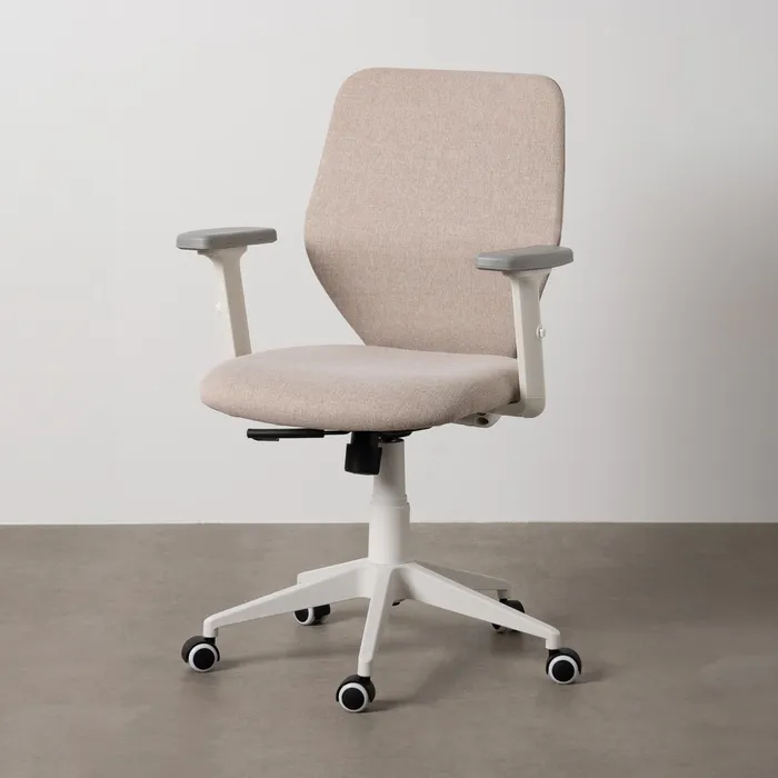 Scaune - Scaun birou textil bej CreativDeco