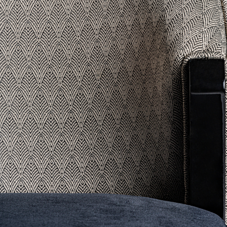 Scaun catifea Art Deco negru auriu|Scaune elegante de calitate [6]