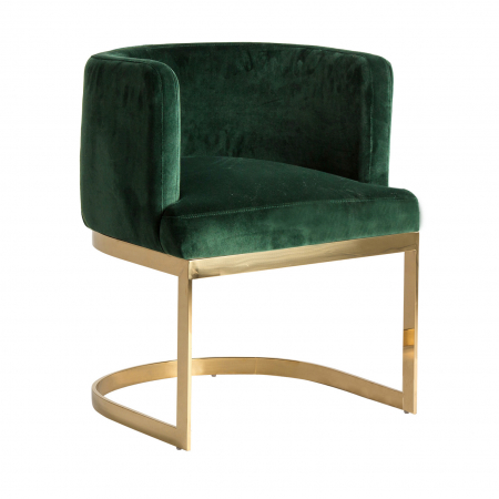 Contemporan - Scaun catifea verde contemporan|Scaune moderne de calitate