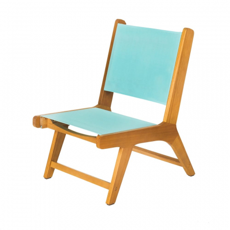 Scaune Pliabile - Scaun gradina pliabil din lemn acacia cu sezut verde mint model Nina 64x50x58 cm