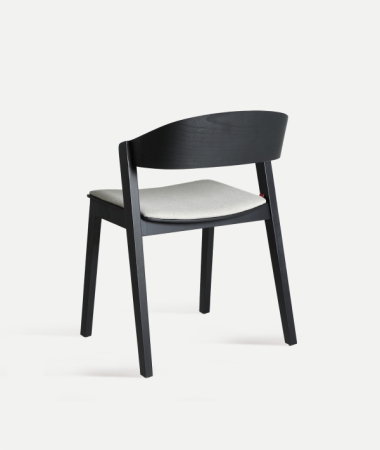 Scaun BORKEN lemn fag negru – titlu imagine principală [1]