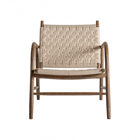 Scaun boho lemn stejar si franghie|Scaune relaxate autentice [1]