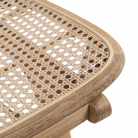 Scaun ratan si tec pentru decor japandi|Scaune cu inspiratie tropicala pentru interioare naturale [7]