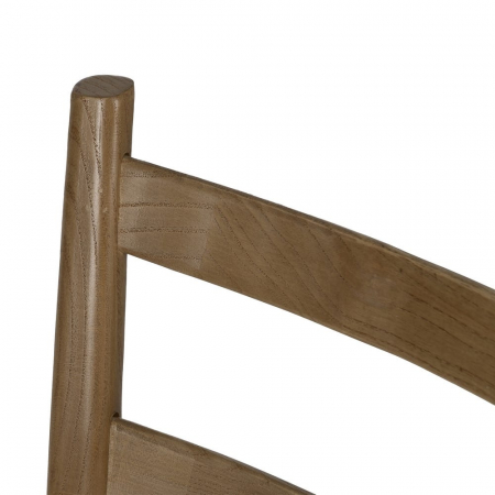 Scaun lemn ulm și șezut ratan natural – design rustic eco-chic [7]