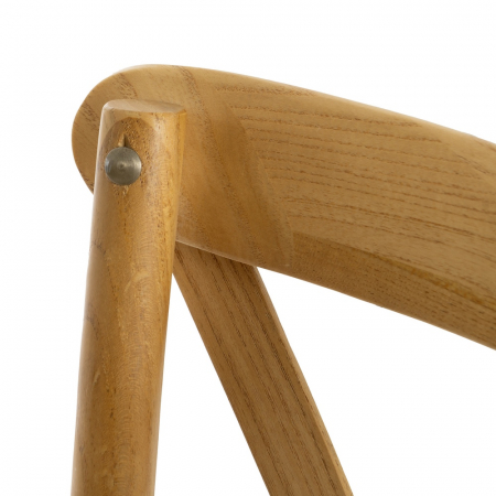 Scaun clasic din lemn natural [6]