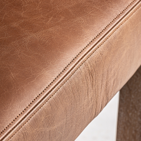 Scaun vintage piele maro | Scaune elegante dining [5]