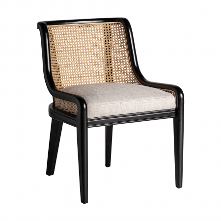Colonial - Scaun ratan crem colonial|Scaune dining exotice