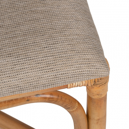 Scaun ergonomic din ratan CreativDeco - Mobilier confortabil pentru dining [6]