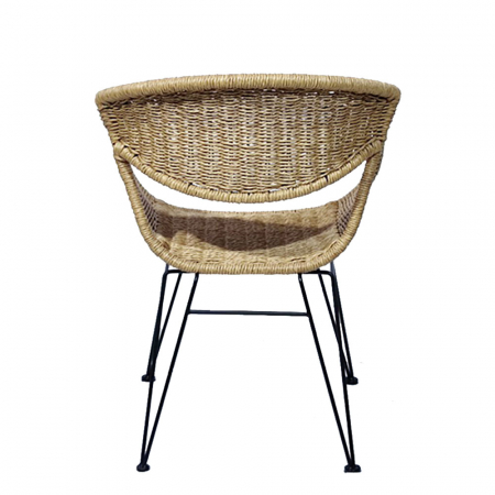 scaun boho ratan sintetic cadru metal havana [5]