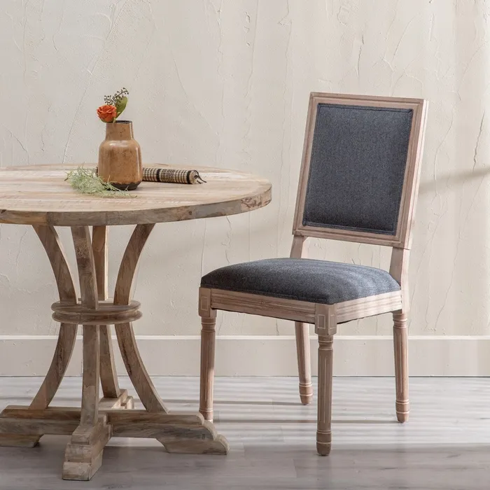 Scaun Dining Clasic Prim, Lemn, Stofa Gri - creativdeco.ro [11]