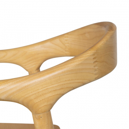 Scaun lemn ulm cu șezut MDF – design scandinav modern ergonomic [8]