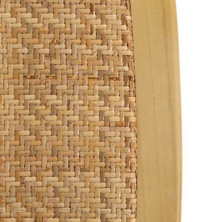 Scaun lemn natural și ratan împletit – stil rustic modern horeca [12]