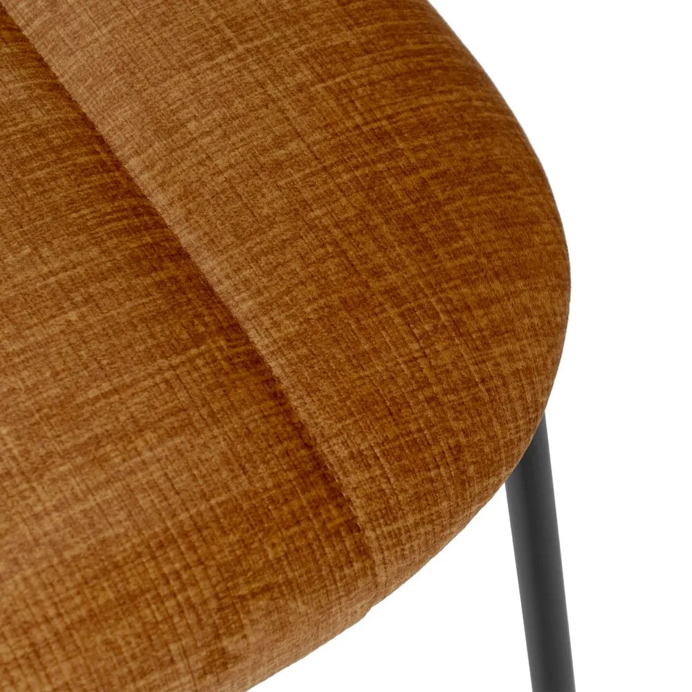 Scaun dining tapitat maro, metal negru, creativdeco.ro [10]