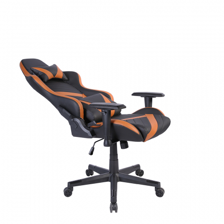 Scaun birou gaming negru camel Dyskord cu tetieră și spătar reglabil [4]