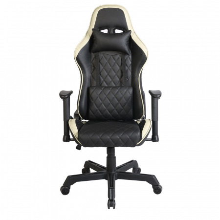Scaun birou gaming negru crem Ranger cu brațe reglabile [1]