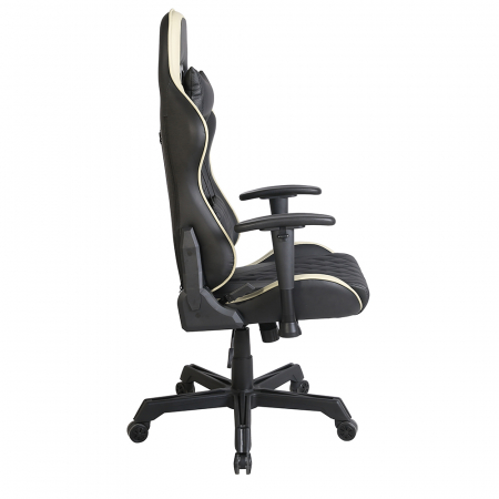 Scaun birou gaming negru crem Ranger cu brațe reglabile [2]