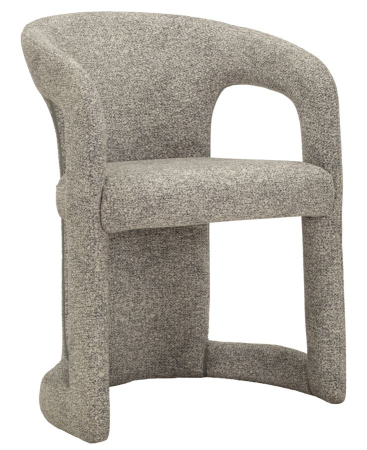 Mobilier - Scaun gri cu brațe în stil modern