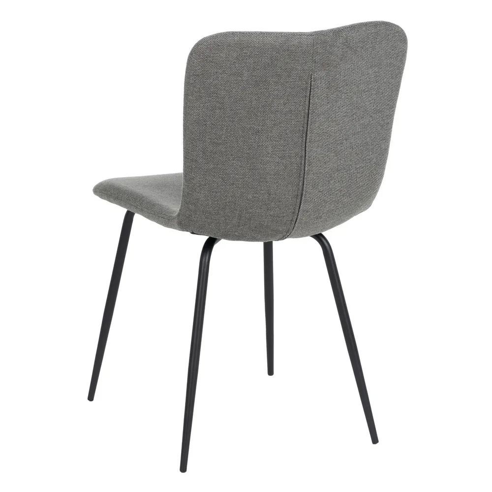 Scaun Gri cu Structura Moderna, Stofa Metal - CreativDeco.ro [3]