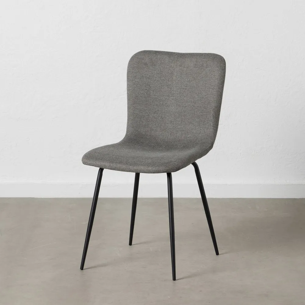 Scaun Gri cu Structura Moderna, Stofa Metal - CreativDeco.ro [1]