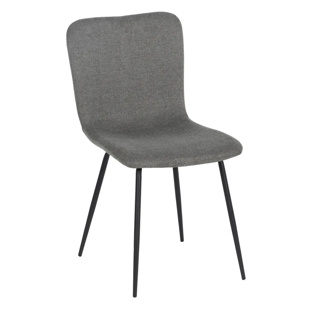 Scaune HORECA - Scaun Gri cu Structura Moderna, Stofa Metal - CreativDeco.ro