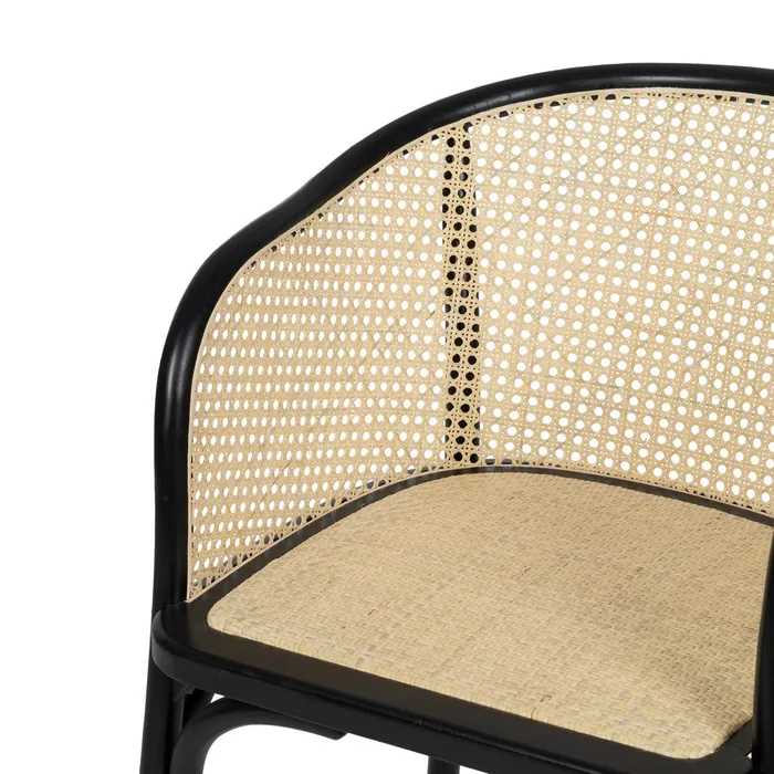 Scaun Honna Negru, Ratan de la creativdeco.ro [6]