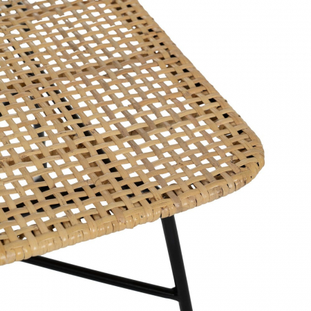 Scaun fibre naturale și structură metalică – stil boho urban relaxat [8]